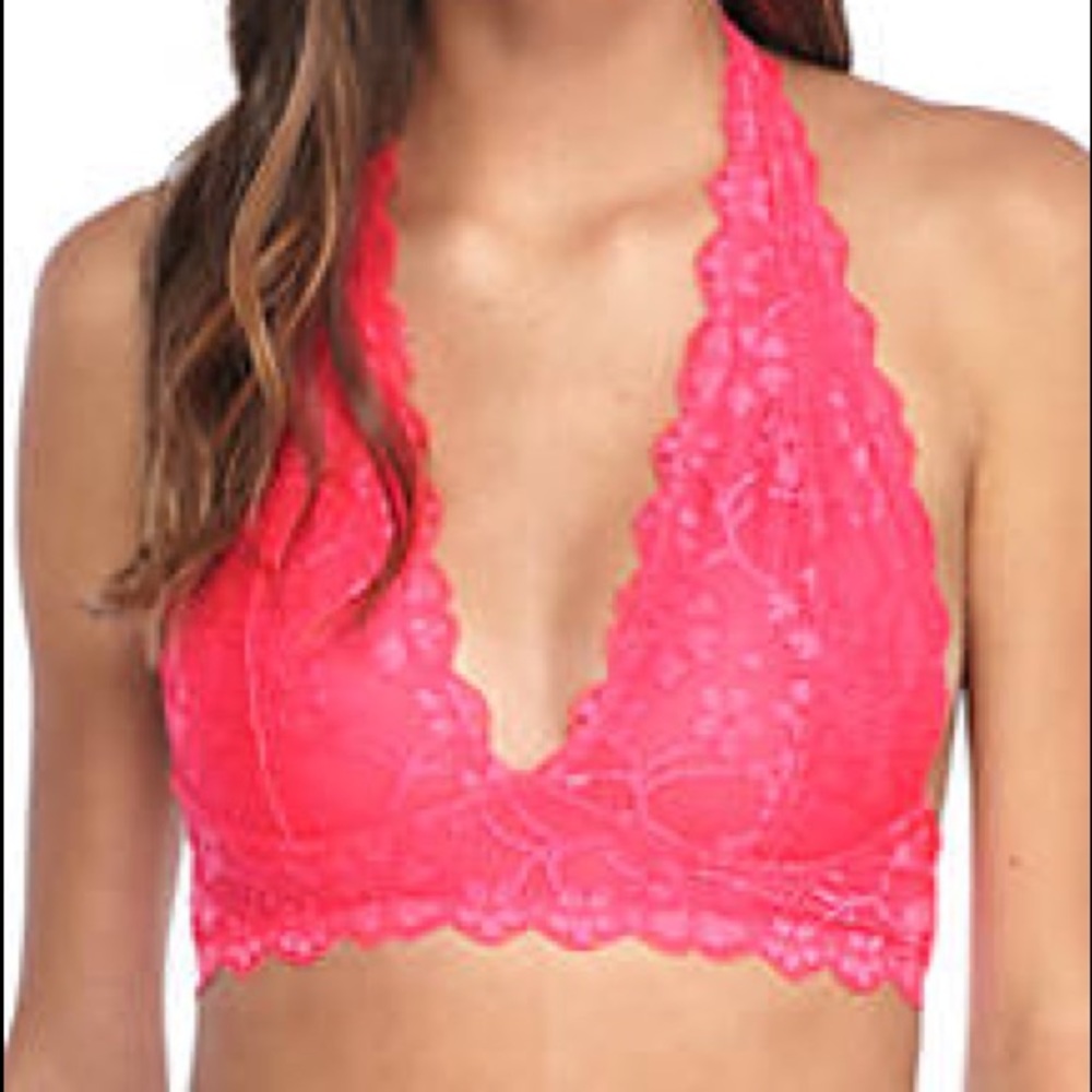 Free People Galloon Lace Halter Bra - Picture 1 of 2